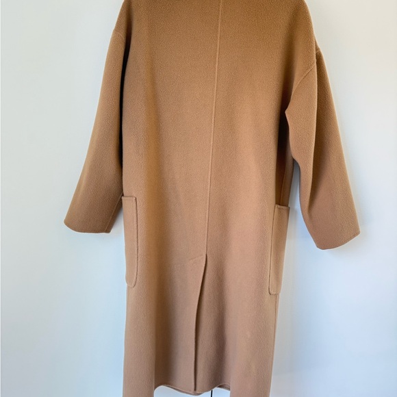 Wilfred Relaxed Double-Breasted Tan Trench Coat - Picture 3 of 3